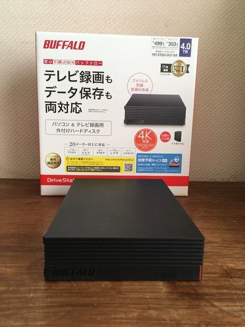 インターフ 外付けハードディスク バッファロー 4TB BUFFALO HD-EDS4U3-BC 3.5インチHDD 4TB：ヤマダ電機 店 ポート