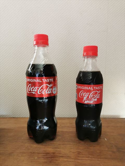 コカ・コーラ」の 350ml ペットボトルを買ってみた。飲みきれるサイズ。 | 寅さん亭日乗
